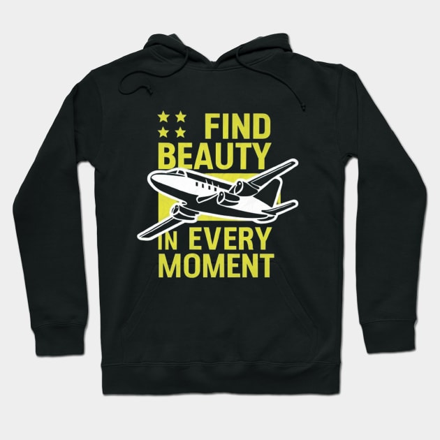 Diseño de Avión con frase motivacional Hoodie by Retro-Vintage0